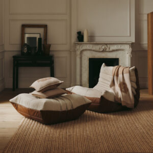 Pouf Togo (Boss grège)