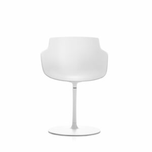 Flow chair (pied central, coque nue)